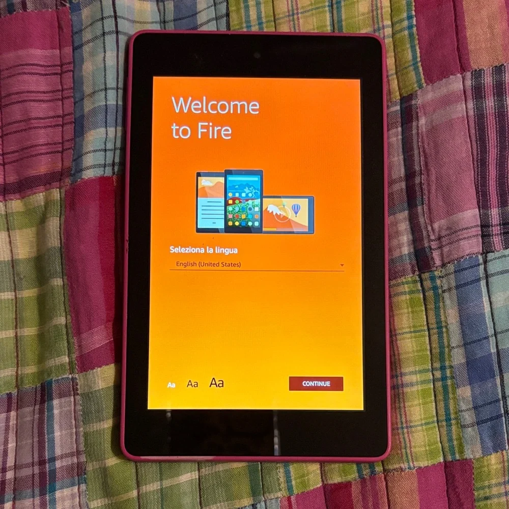 Amazon Fire Tablet - Pink Edition
